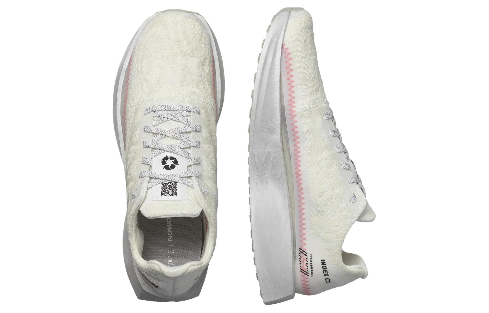 Lookbook SALOMON索羅門 INDEX.03 舒適減震防滑 低幫 休閒跑步鞋 男女同款 白粉