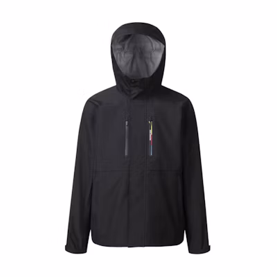 Salomon Korea Line Black Hooded Zip-Up Jacket LC2568900