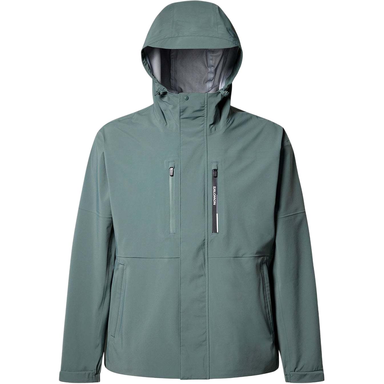 Salomon Lace Flag Waterproof Casual Jacket Unisex - Light Mint Green LC2393300