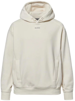 Salomon Logo Embroidered Hoodie Unisex White Long Sleeve S241001SHD11-LBE Buy Salomon Logo Embroidered Hoodie Unisex White Long Sleeve S241001SHD11-LBE