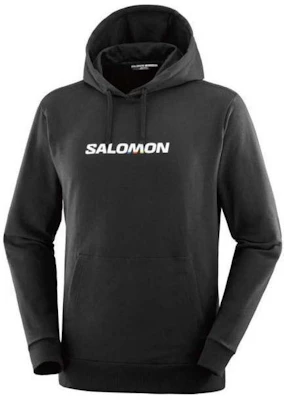 Salomon Logo Print Hoodie Long Sleeve Deep Gray LC2100600 Buy Salomon Logo Print Hoodie Long Sleeve Deep Gray LC2100600