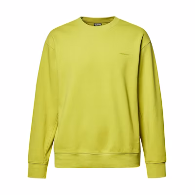 Salomon Logo Print Pullover Crewneck Sweatshirt Unisex Yellow S241001SHT11-OLV