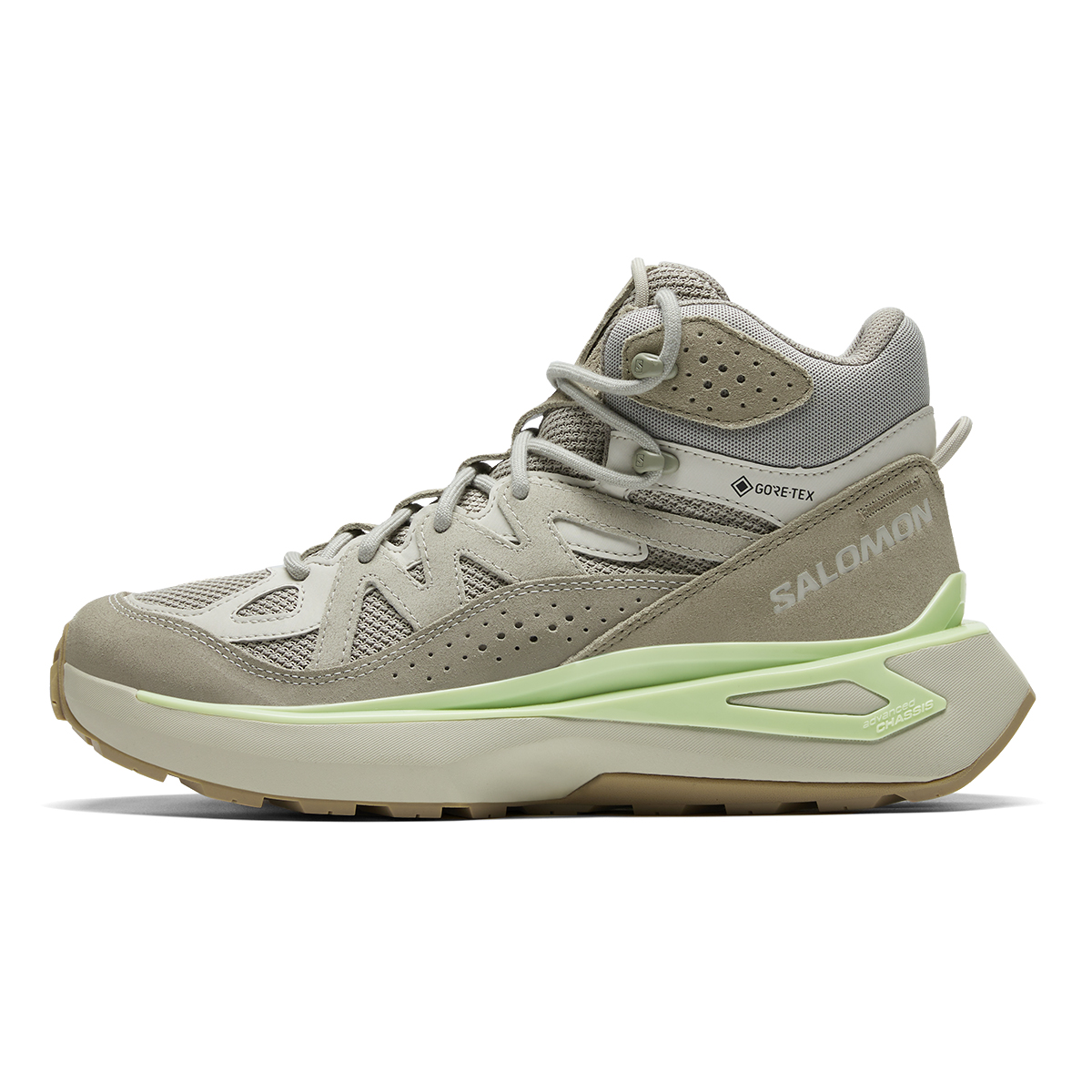 SALOMON ODYSSEY ELMT MID GTX Trail Running Shoes Flint Gray. L47590100