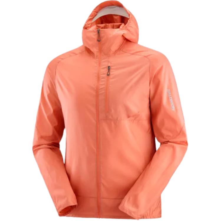 Salomon Outdoor Zip Hoodie Jacket - Light Mahogany Pink LC2192100