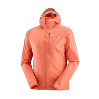 Salomon Outdoor Zip Hoodie Jacket - Light Mahogany Pink LC2192100