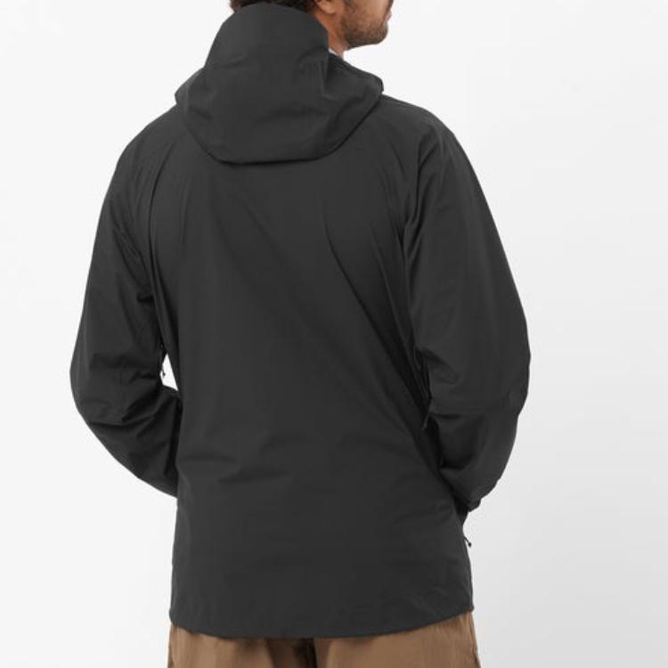 Shop SALOMON OUTERPATH 2.5 Layer Waterproof Breathable Lightweight Ski Jacket Black. LC2206000