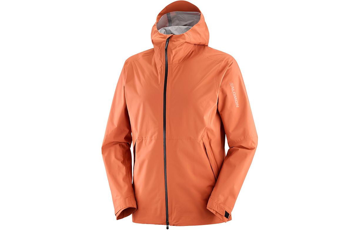 Buy 萨洛蒙Outerpath 2.5L防水夹克 - 陶棕色防水连帽衫 LC2211500