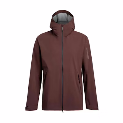 SALOMON OUTERPATH Waterproof Windproof Breathable Jacket Red Brown C23143