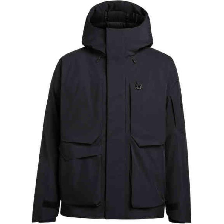 SALOMON OUTLIFE FW24 Waterproof Down Puffer Jacket Unisex Black C23740