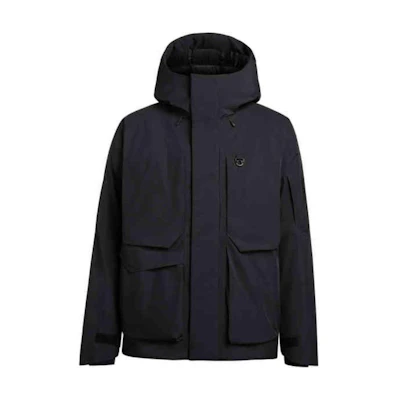 SALOMON OUTLIFE FW24 Waterproof Down Puffer Jacket Unisex Black C23740