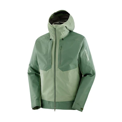 Salomon Outline 3L GTX Lightweight Waterproof Windproof Shell Jacket Laurel C21029
