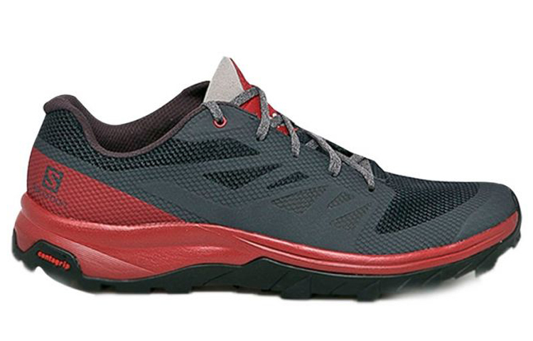 Salomon Outline 'Black Grey Red' 圖 2