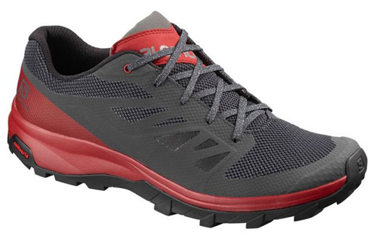 Salomon Outline 'Black Grey Red' 圖 3