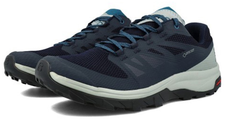 Salomon Outline Gore-Tex 'Navy' Sepatu Hiking Tahan Air 407970 Lookbook Salomon Outline Gore-Tex 'Navy' Sepatu Hiking Tahan Air 407970