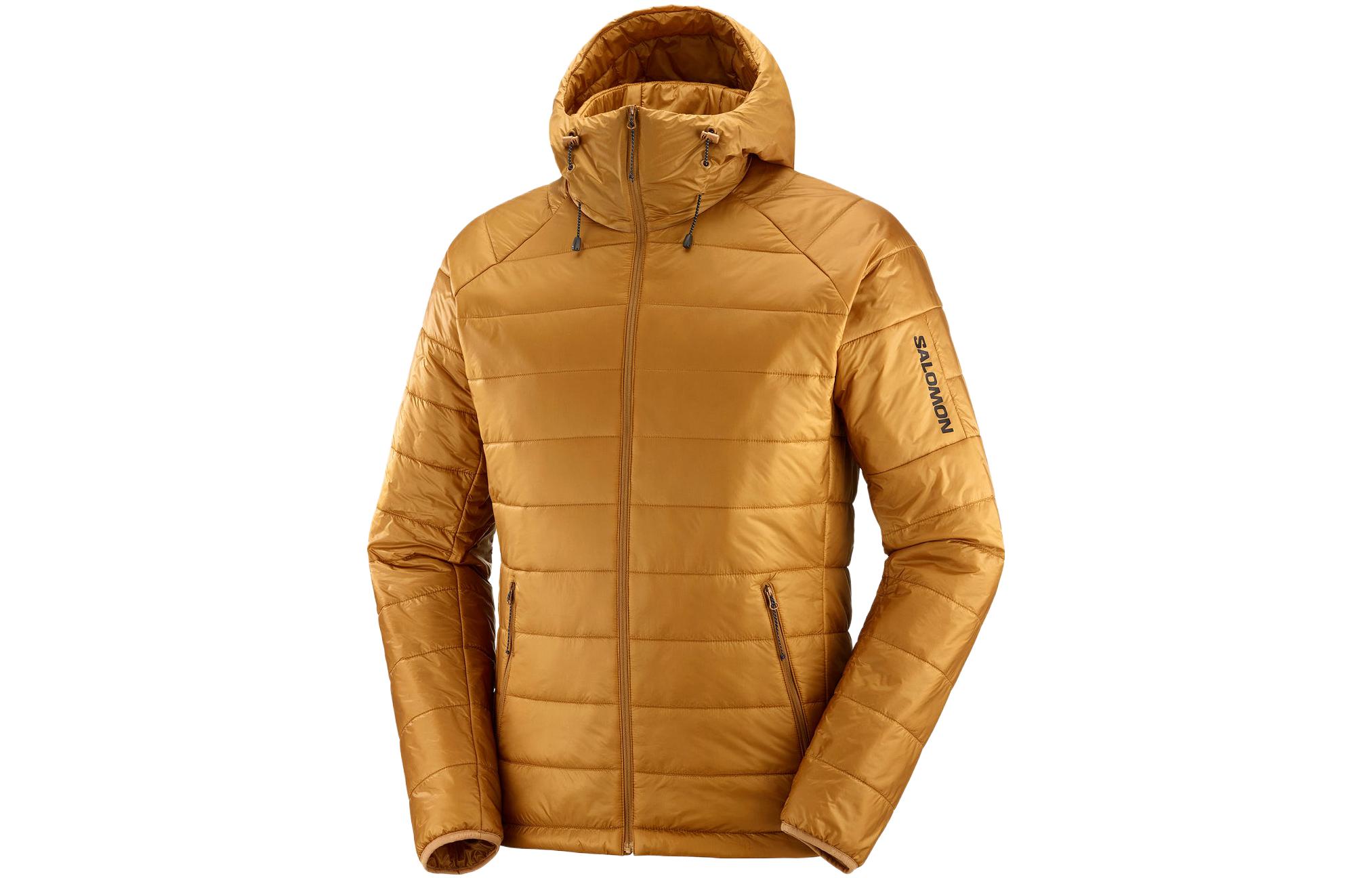 Salomon Outline Hooded Lightweight Zip-Up Jacket Yellow LC2121600