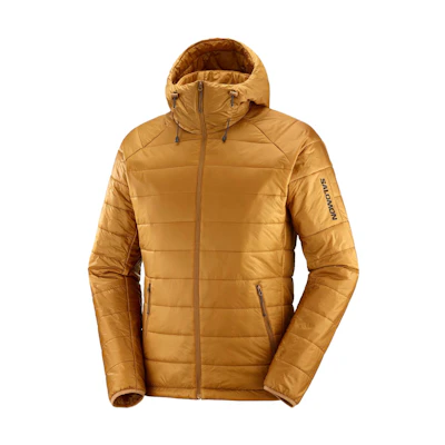 Salomon Outline Hooded Lightweight Zip-Up Jacket Yellow LC2121600