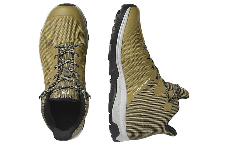 Salomon Outline Prism Mid GTX 'Black Yellow' 圖 2