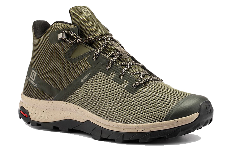 Salomon Outline Prism Mid GTX 'Deep Olive Green' 圖 2