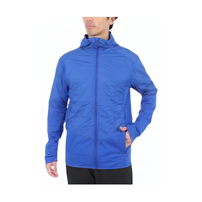 Salomon Outline Solid Color Zip-Up Jacket Blue LC2151800
