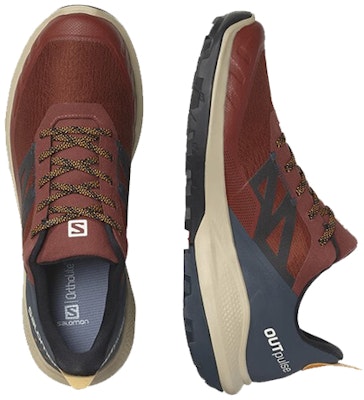 SALOMON薩洛蒙 透氣輕便舒適 低幫 戶外功能鞋 男款 棕色 Lookbook SALOMON薩洛蒙 透氣輕便舒適 低幫 戶外功能鞋 男款 棕色