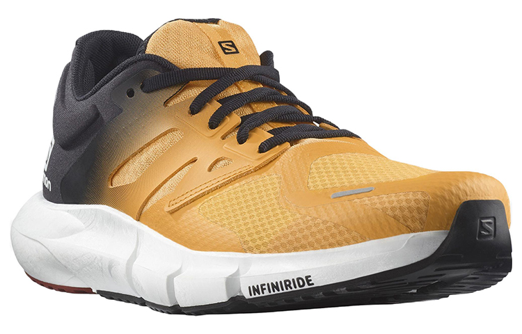 Lookbook Salomon Predict 2 低幫舒適跑步鞋 黃黑漸變