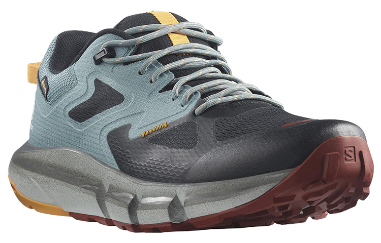 Lookbook 萨洛蒙 Predict Hike Gore-Tex '黑蓝' 登山鞋 415996