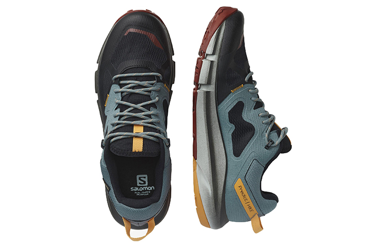 Shop 萨洛蒙 Predict Hike Gore-Tex '黑蓝' 登山鞋 415996