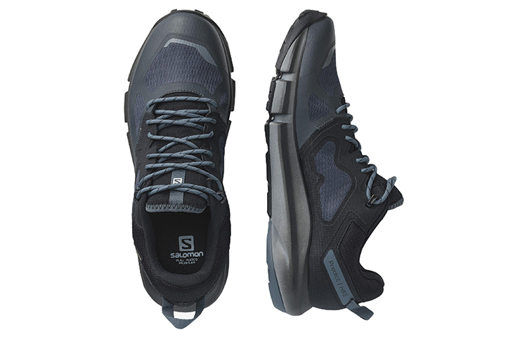 Shop 萨洛蒙 Predict Hike Gore-Tex 黑色低帮登山鞋 415994