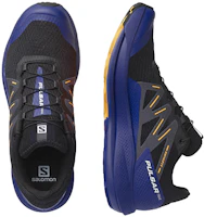 Lookbook SALOMON 薩洛蒙 Pulsar Trail 舒適 耐磨 低幫 跑步鞋 男款 黑藍