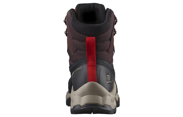 Lookbook Salomon Quest Element Gore-Tex "黑红" 旅游鞋 414572