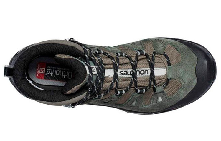 Lookbook 薩洛蒙 Quest Prime Gtx 低幫耐磨戶外功能鞋 棕綠