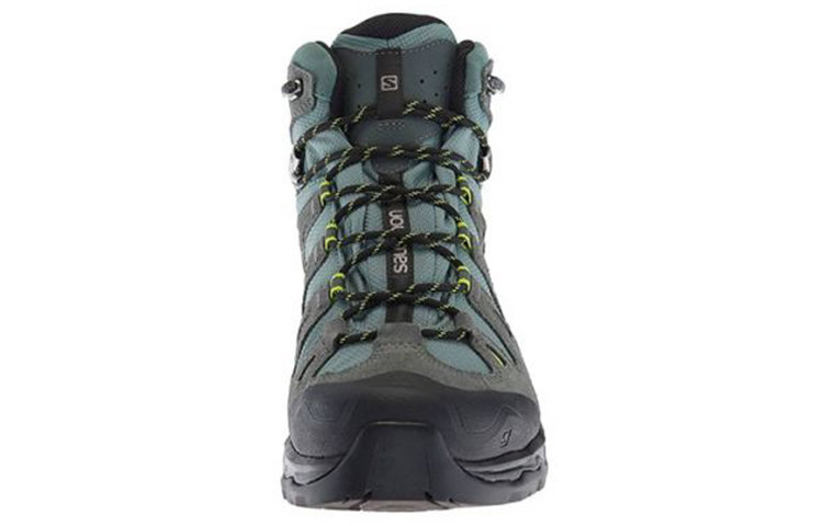 Shop Salomon Quest Prime Gtx 耐磨戶外功能鞋 綠黑