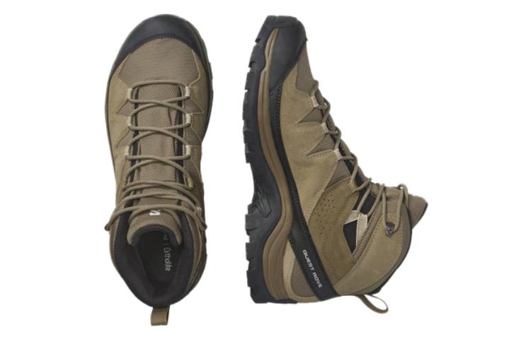 Shop Salomon Quest Rove GORE-TEX '绿黄'登山鞋 471814