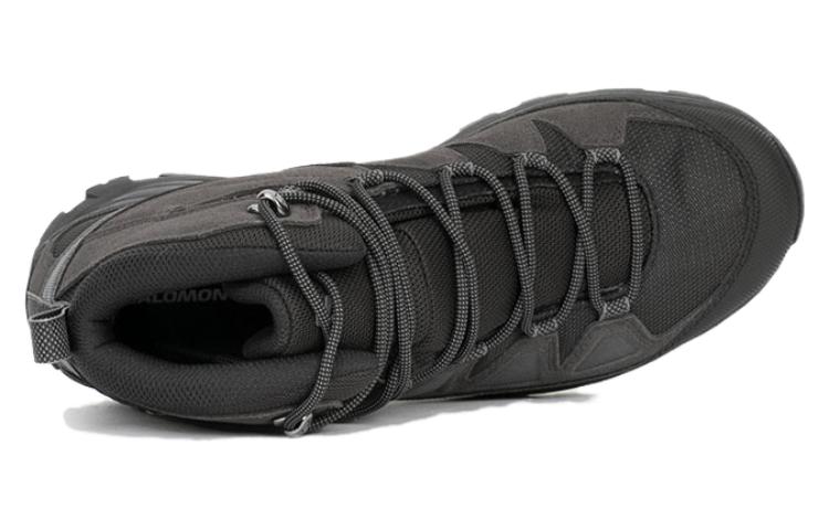 Lookbook 薩洛蒙 SALOMON XT-Quest 透氣防水 中幫 戶外功能鞋 男款 黑色