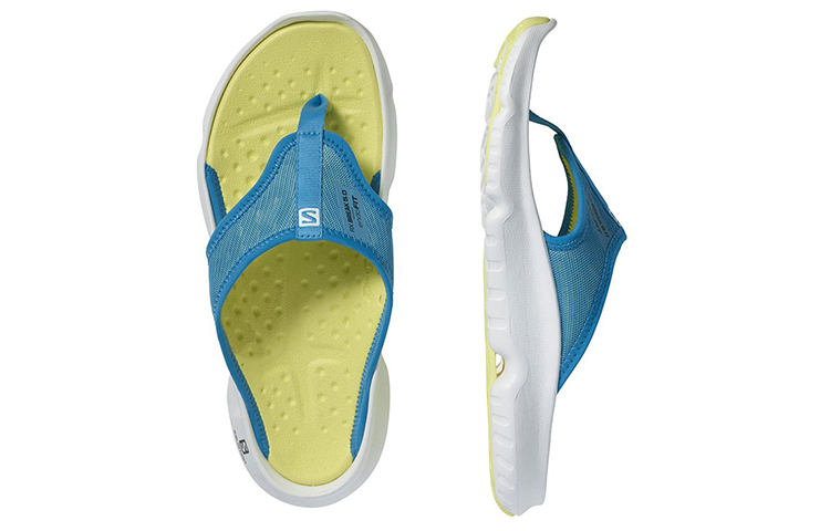 Shop Salomon Reelax Break 5.0 '蓝黄' 步履鞋 412776