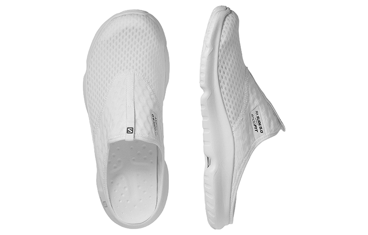 Shop Salomon Reelax Slide 5.0 '白色' 休闲拖鞋 412779