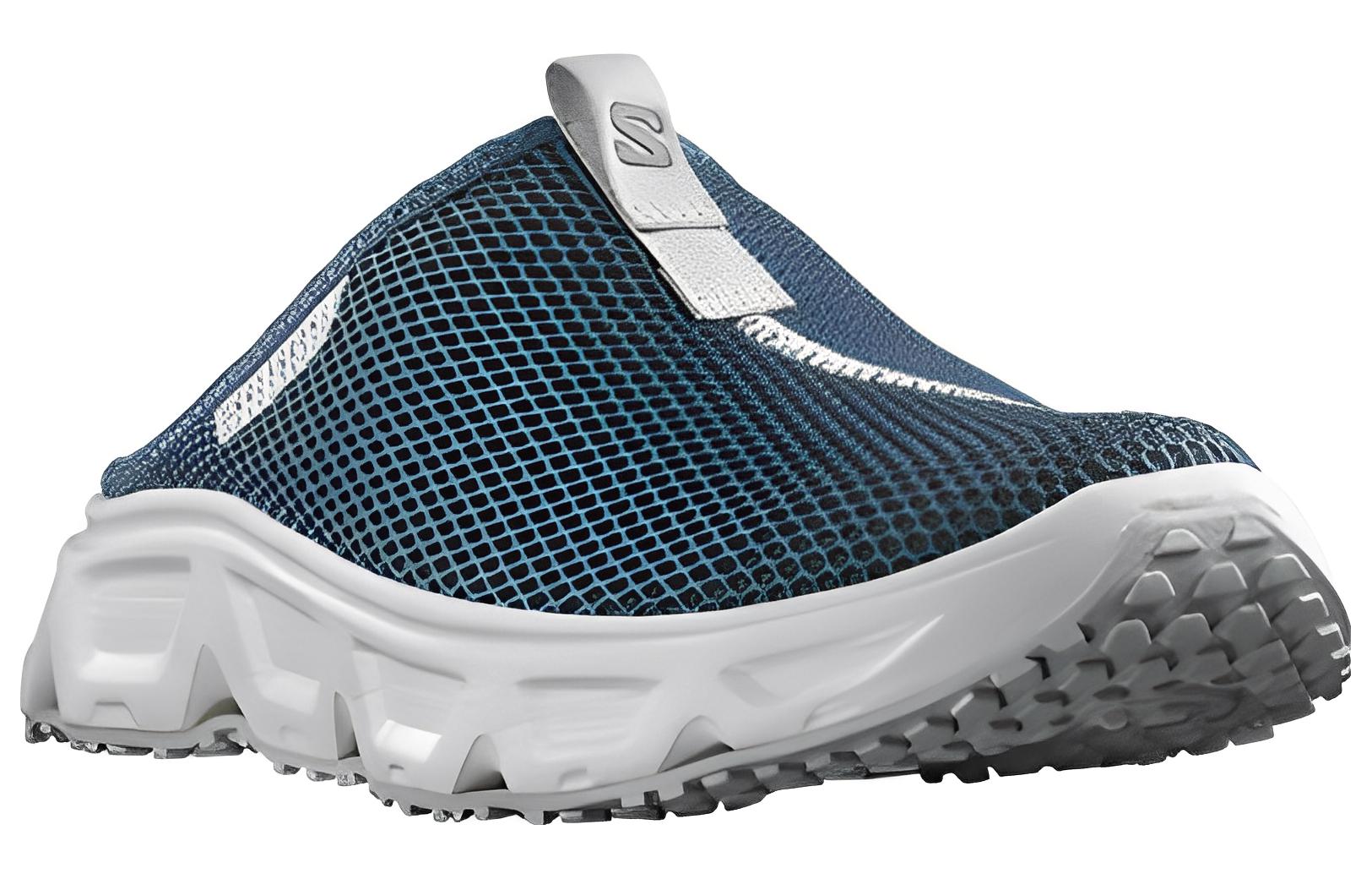 Lookbook Salomon Reelax Slide 6.0 'Blue Ashes' Sandal Santai Pria/Wanita Baldu Biru 471123