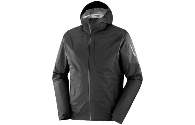 Order Salomon Relaxed Fit Hoodie Jacket with Zipper and Letter Print Design LC2134800