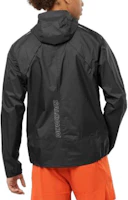 Shop Salomon Hoodie Longgar dengan Ritsleting dan Rekaan Cetakan Huruf LC2134800