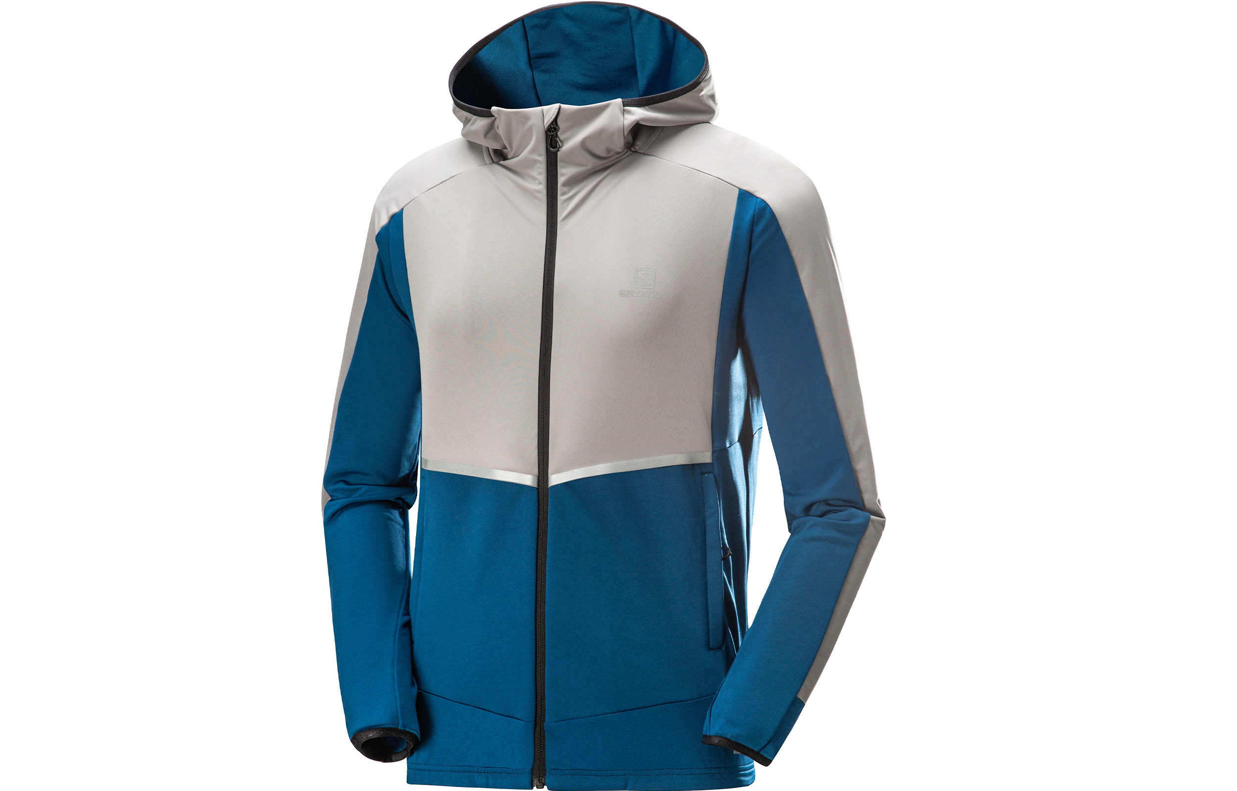 Salomon Rnsw Training Jacket Outdoor Waterproof Mid-Layer Forest Gray C17457