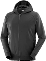 Salomon RUNLIFE Black Hoodie - Breathable Casual Athletic Jacket LC2027000 Salomon RUNLIFE Black Hoodie - Breathable Casual Athletic Jacket LC2027000