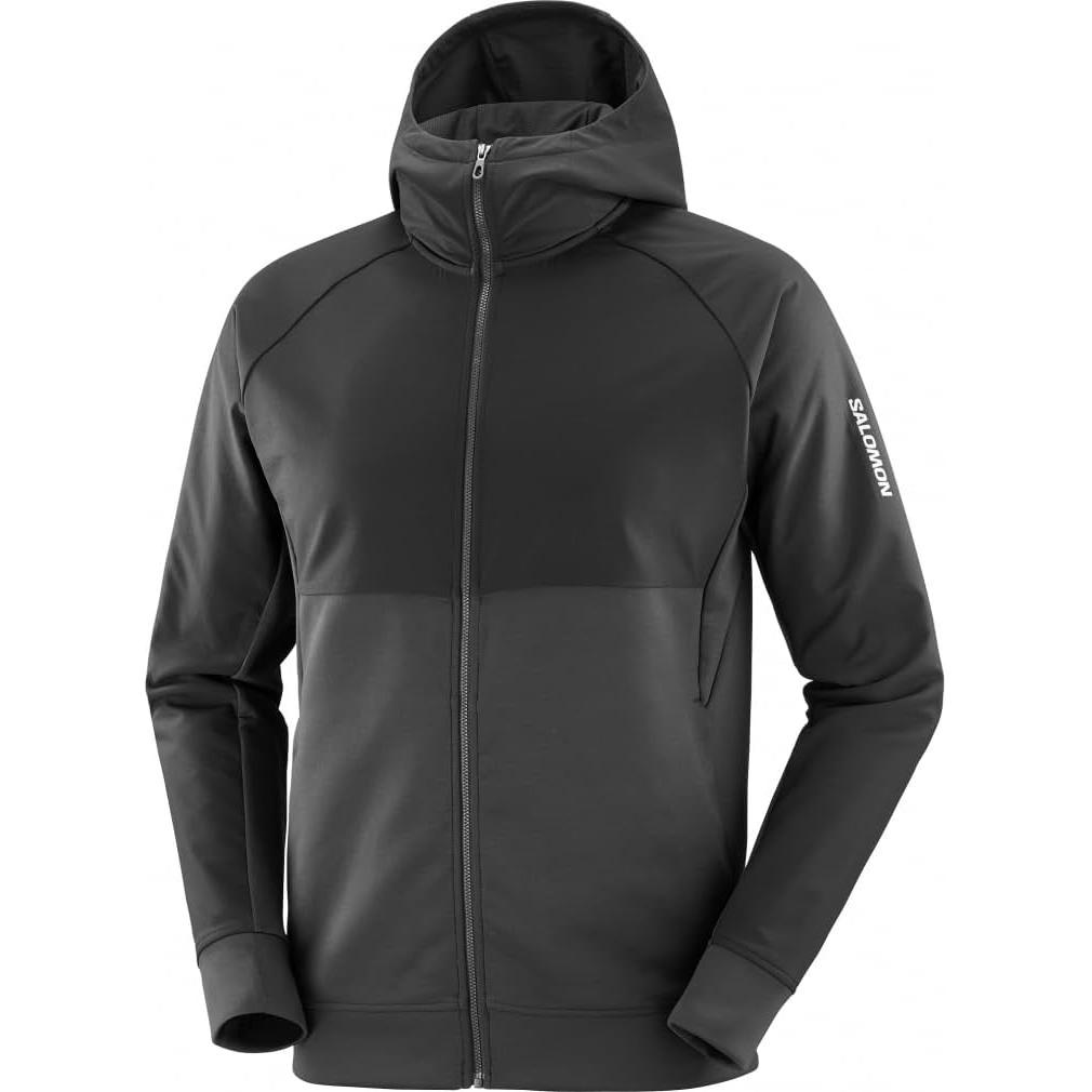 Salomon RUNLIFE Colorblock Hooded Midlayer Jacket Black LC2099800