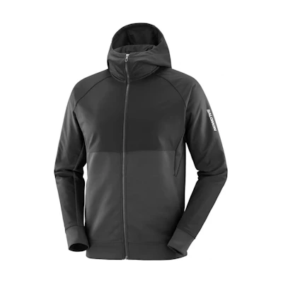 Salomon RUNLIFE Colorblock Hooded Midlayer Jacket Black LC2099800