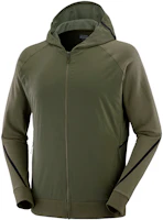 Salomon RUNLIFE Hoodie M Green Breathable Casual Sports Running Jacket LC2027100 Salomon RUNLIFE Hoodie M Green Breathable Casual Sports Running Jacket LC2027100