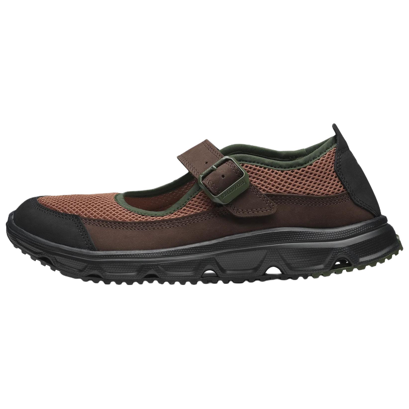 Salomon RX Marie-Jeanne Comfortable Soft Flats Brown Mary Jane Shoes 477503