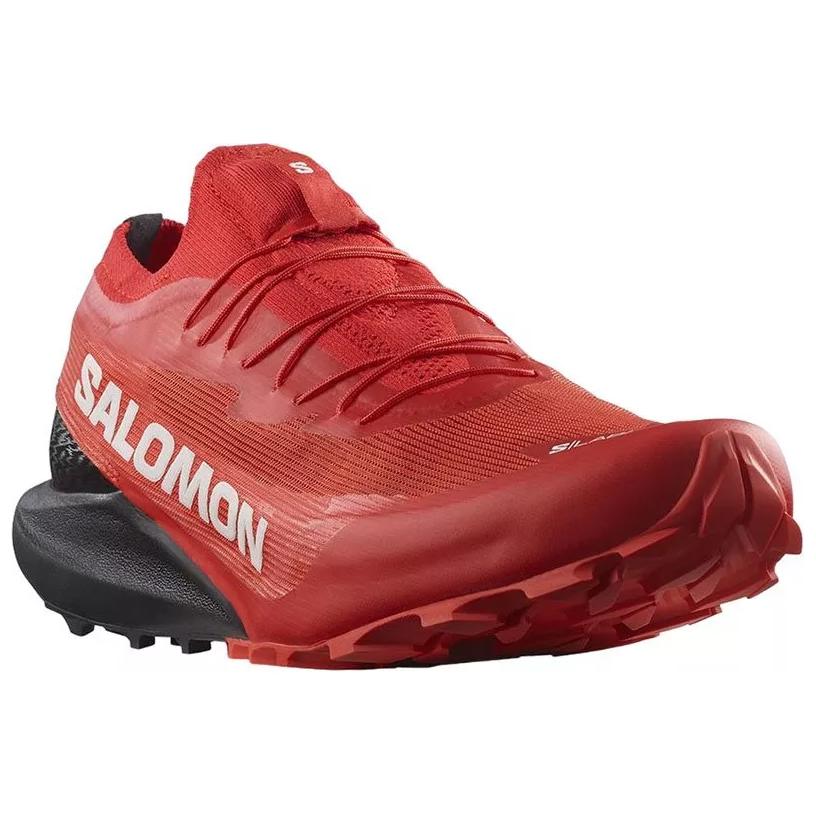Shop Salomon S/LAB Pulsar 3 Blanc/Noir/Rouge L47386700