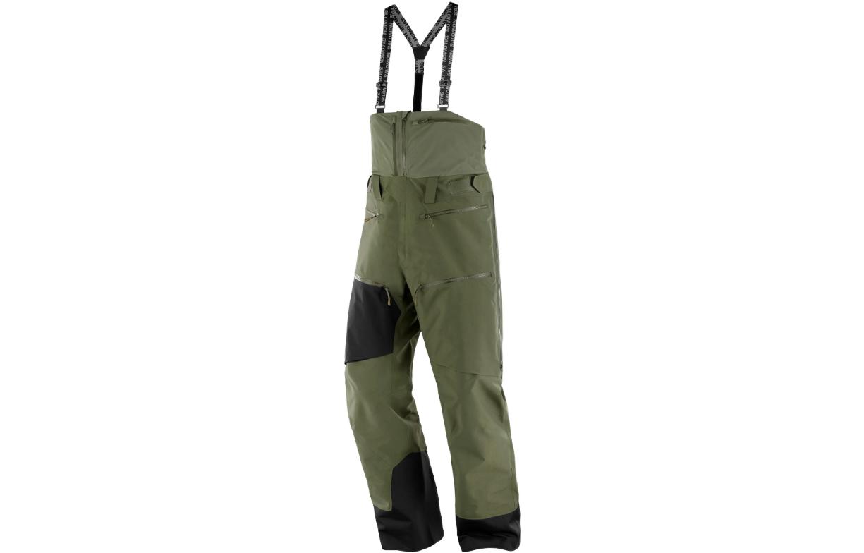 SALOMON S/Lab Qst Gore-Tex Pro Green Straight Leg Casual Pants LC2125700