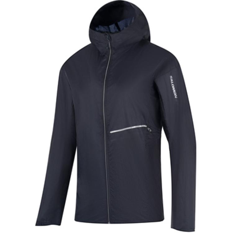 Order Salomon Sense Aero Wind Solid Hoodie Jacket Unisex - Deep Black C22038