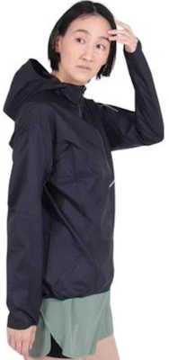 Salomon Sense Aero Wind Solid Hoodie Jacket Unisex - Deep Black C22038 Details for Salomon Sense Aero Wind Solid Hoodie Jacket Unisex - Deep Black C22038