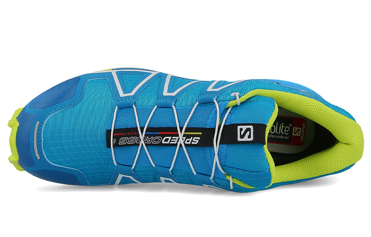 Lookbook Salomon Sense Pro Max 'Biru Putih Hijau' 400746